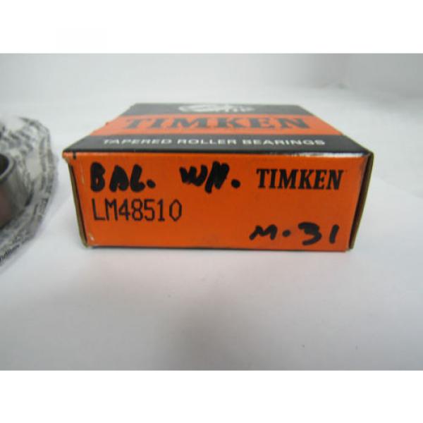  TAPERED ROLLER BEARING LM48510 #6 image