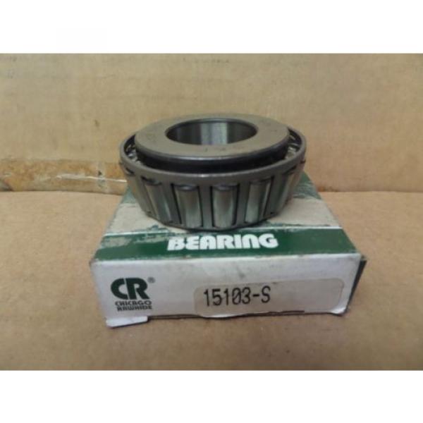  Chicago Rawhide CR Tapered Roller Bearing 15103-S 15103S New #1 image