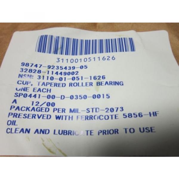Tapered Aerospace Roller Bearing Cup NSN: 3110010511626 #4 image