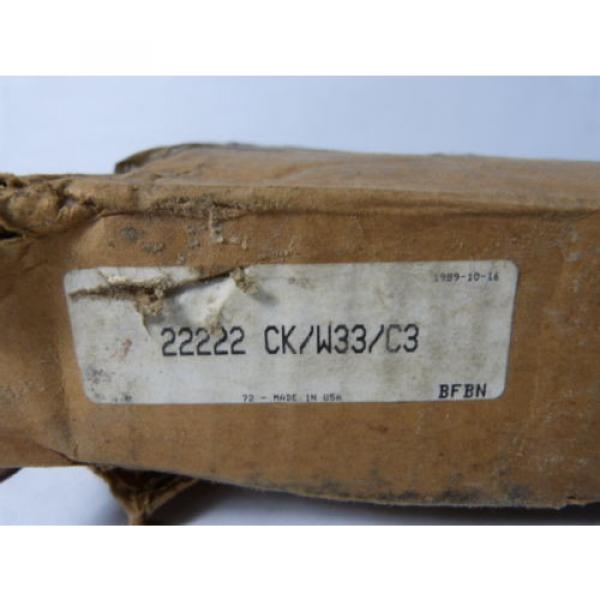 Browning 22222-CK-W33-C3 Roller Bearing 200 MM OD 110 MM ID Tapered Bore  #3 image