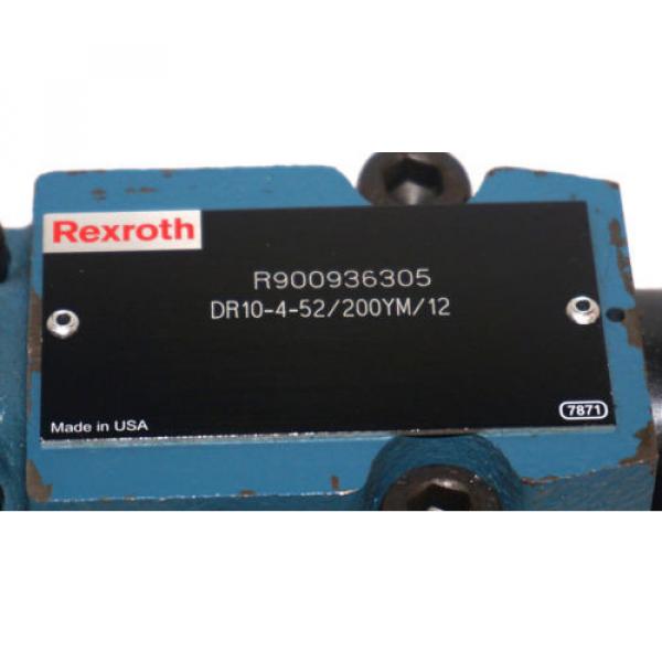 NEW REXROTH DR10-4-52/200YM/12 PRESSURE REGULATOR R900936305 #3 image