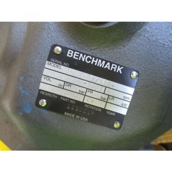 NEW REXROTH BENCHMARK HYDRAULIC PUMP A10V071DR/31R-PSC92N00-S097 #2 image