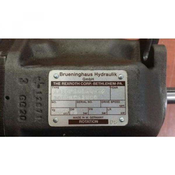Brueninghaus Hydromatik Rexroth Hydraulic Pump AA10VS016DRG/30RPKC62N00 #3 image