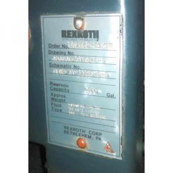 Rexroth 150 hp Hydraulic Power Unit Pump 5000 psi 310 gpm 400 gal tank HUGE ! #6 image