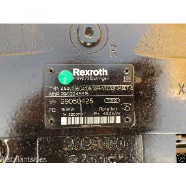 Rexroth Hydraulic Pump Type: AA4VG56DA1D8/32R-NTC52F045DT-S MNR:R902245618 #2 image