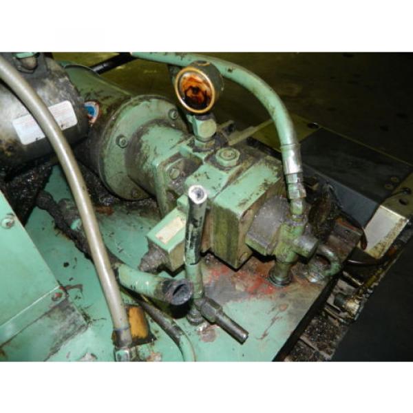 Rexroth 5 HP Hydraulic Unit, 27 Gal. Cap., 2PV2V3-30 Pump, Used, Warranty #4 image
