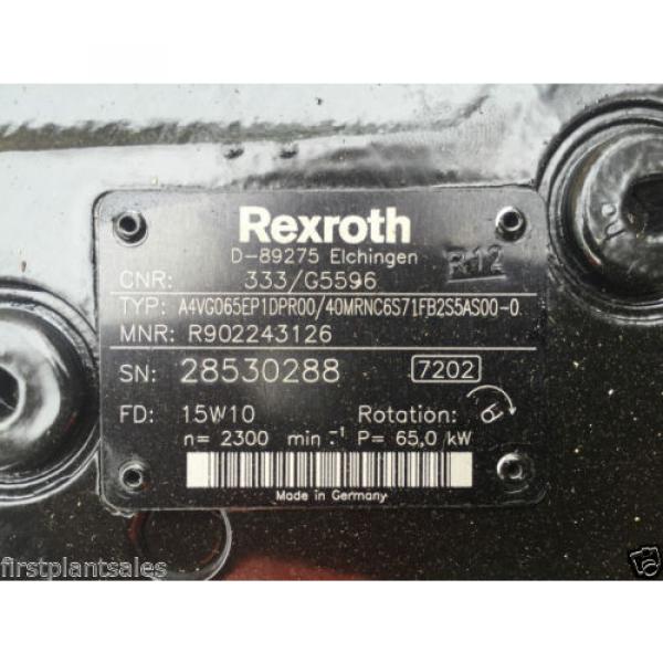Rexroth Hydraulic Pump P/N 333/G5596 #4 image