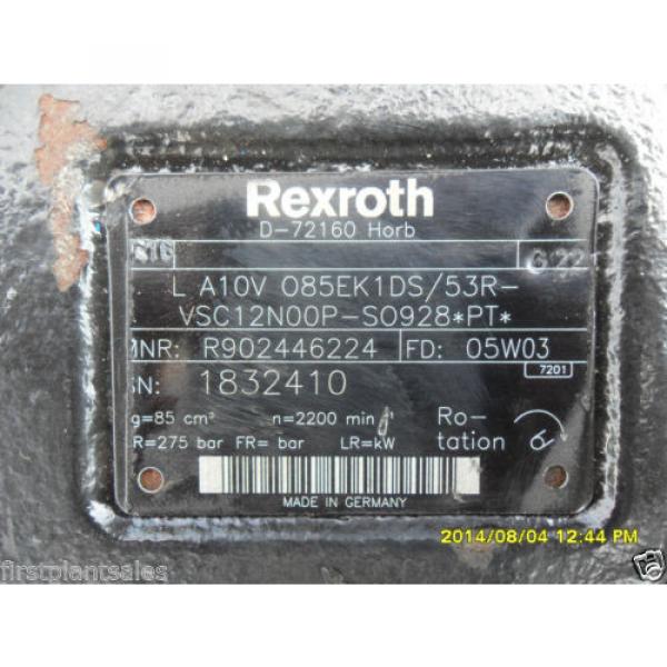 Rexroth Hydraulic Pump LA10V085EK1DS/53R-VSC12N00P-S0928*PT*  MNR:R902446224 #2 image