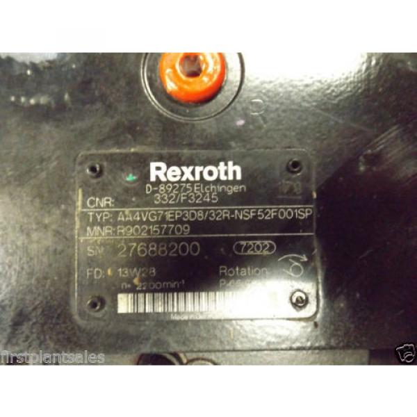 JCB LOADALL 527-58 Rexroth Hydraulic Pump P/N 332/F3245 #3 image