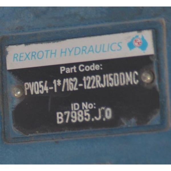 Rexroth PVQ-1/162-122RJ156DDMC hydraulic pump and 30 KW 40HP motor 6 pole motor #4 image