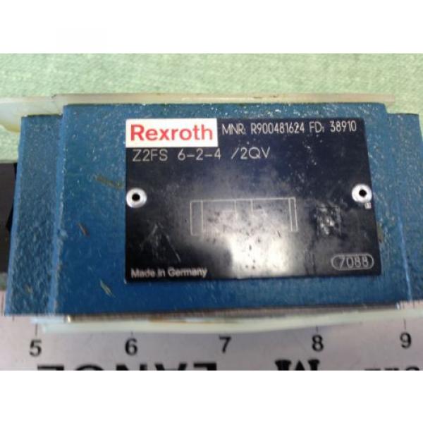 REXROTH HYDRAULIC CHECK VALVE  Z2FS 6-2-4/2QV MNR R900481624 FD 38910 #2 image