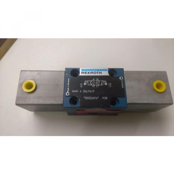 rexroth directional valve 4wp 6 j52/n/5 pneumatic controlled hydraulic valve #1 image