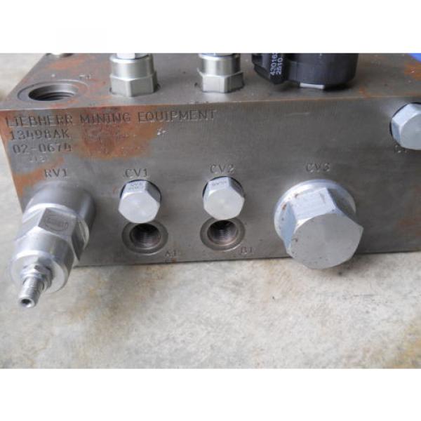 new liebherr rexroth valve body hydraulic excavator crawler 13498AK   02-0674 #3 image