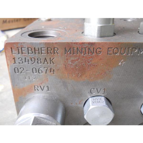 new liebherr rexroth valve body hydraulic excavator crawler 13498AK   02-0674 #4 image