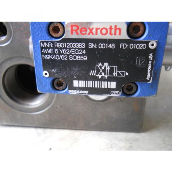 new liebherr rexroth valve body hydraulic excavator crawler 13498AK   02-0674 #5 image