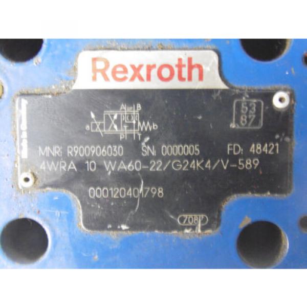 Rexroth 4WRA10WA60-22/G24K4/V-589 Proportional Directional Valve ! WOW ! #5 image