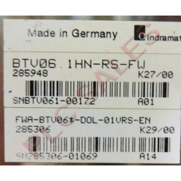 Indramat Rexroth BTV06.1HN-RS-FW  |  System 200 Operator Interface #4 image
