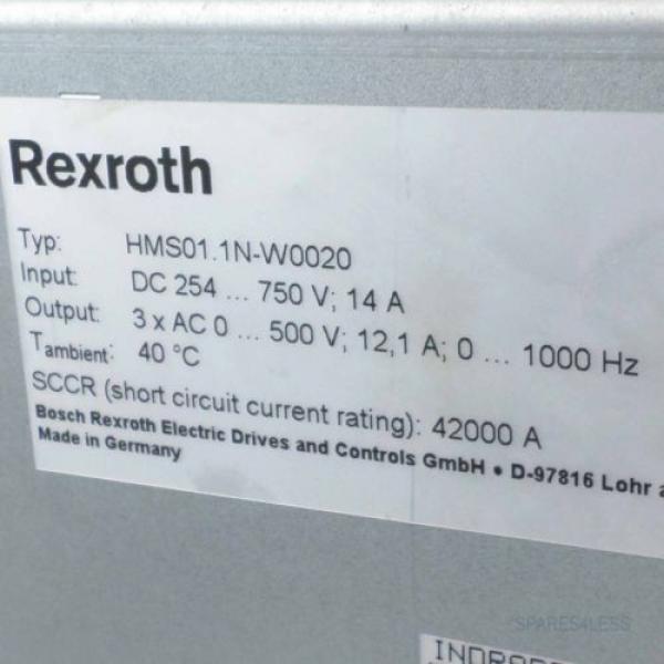 Rexroth Einzelachs-Wechselrichter HMS01.1N-W0020-A-07-NNNN GEB #K2 #2 image