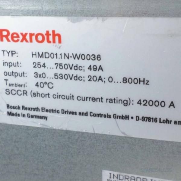 Rexroth Doppelachs-Wechselrichter HMD01.1N-W0036-A-07-NNNN GEB #K2 #2 image