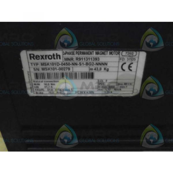 REXROTH MSK101D-0450-NN-S1-BG2-NNNN MOTOR  *NEW NO BOX* #1 image