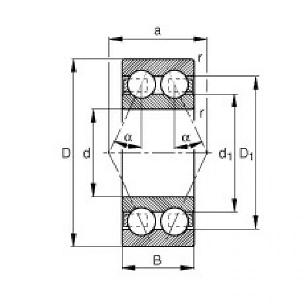 FAG Germany Angular contact ball bearings - 3202-BD-XL #1 image
