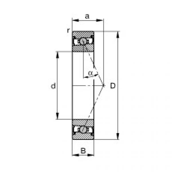 FAG Germany Spindle bearings - HCS71901-E-T-P4S #1 image