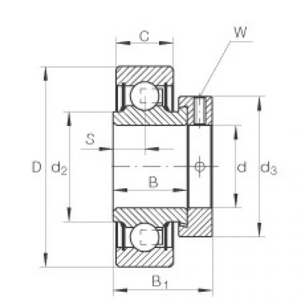 FAG Germany Radial insert ball bearings - RAE12-XL-NPP-FA106 #1 image