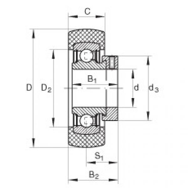 FAG Germany Radial insert ball bearings - RABRB12/47-XL-FA106 #1 image