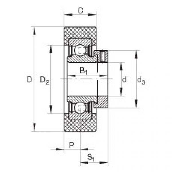 FAG Germany Radial insert ball bearings - RCSMB15/65-XL-FA106 #1 image