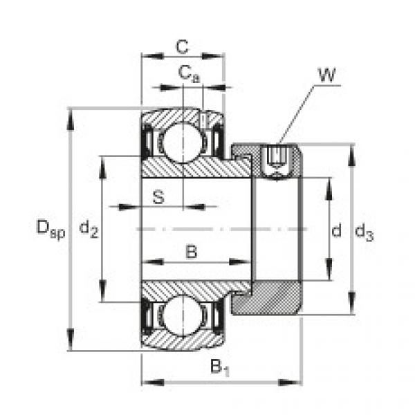 FAG Germany Radial insert ball bearings - SUG204 #1 image