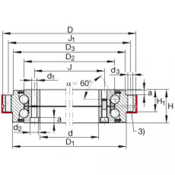 FAG Germany Axial angular contact ball bearings - ZKLDF395 #1 image