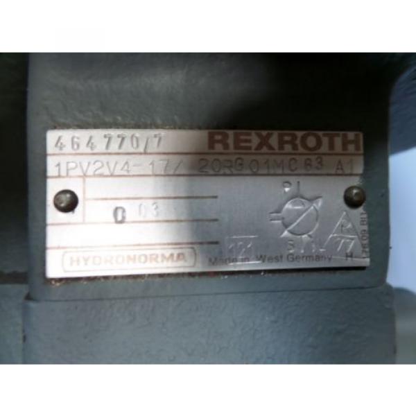 Hydraulic pump Rexroth 1PV2V4-17/20RG01MC63 A1+1PV2V4-17/20RG01MC63 A1 #6 image
