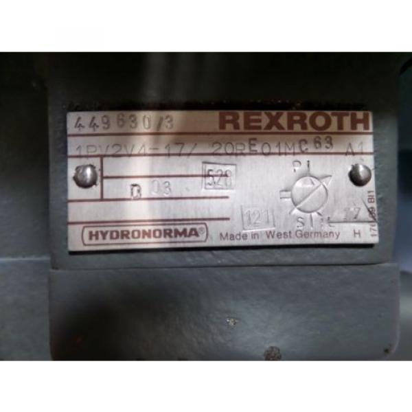 Hydraulic pump Rexroth 1PV2V4-17/20RG01MC63 A1+1PV2V4-17/20RG01MC63 A1 #7 image