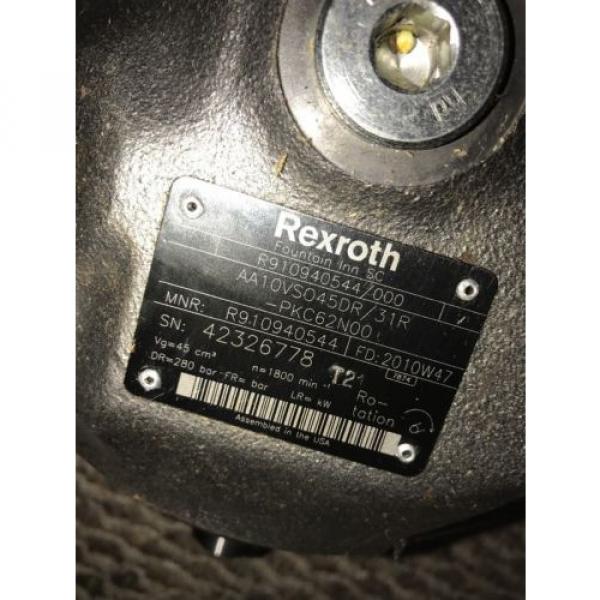 Rexroth Hydraulic Pump AA10VS045DR/31R-PKC62NOO #4 image