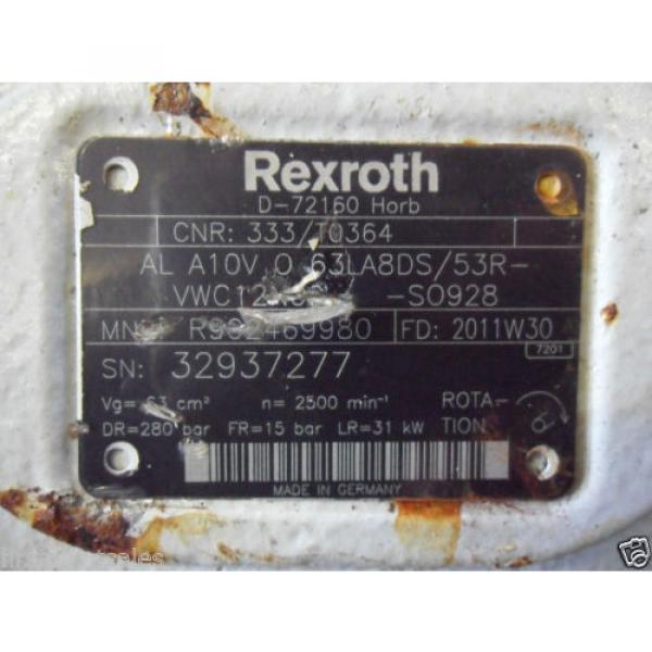 JCB Rexroth Hydraulic Pump 333/T0364 #2 image