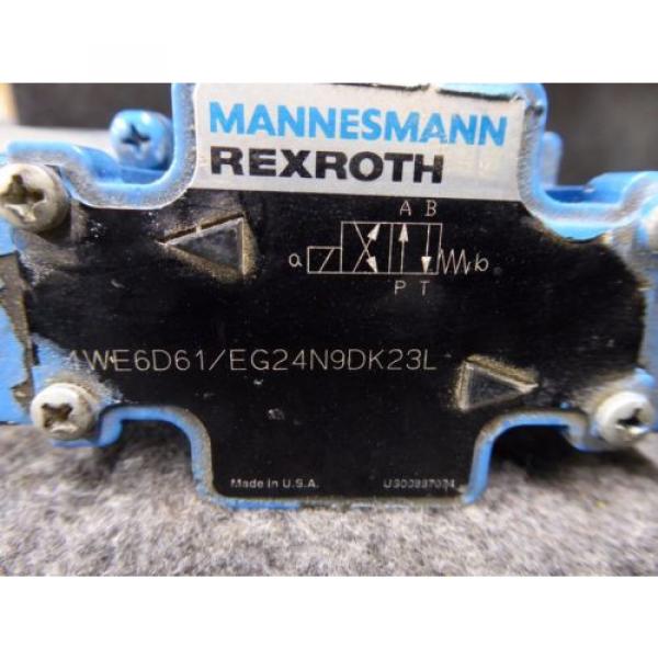 New Rexroth Hydraulic Valve P/N 4WE6D61/EG24N9DK23L #2 image