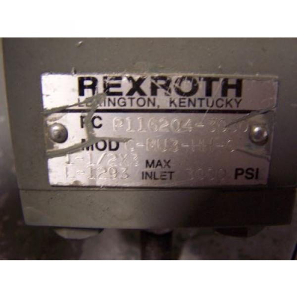 NEW REXROTH HYDRAULIC CYLINDER 1-1/2&#034; BORE 3&#034; STROKE 1/2&#034; NPT CLEVIS MOUNT #6 image