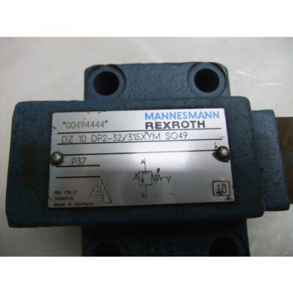 Mannesmann Rexroth Hydraulic Valve DZ 10 DP2-32/315XYM SO49 #7 image
