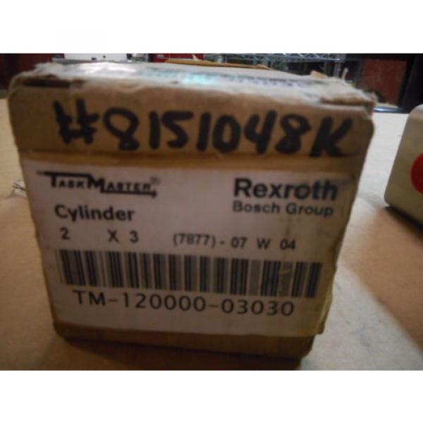 REXROTH TM-120000-03030 HYDRAULIC CYLINDER#8151048K 200PSI MAX NIB #6 image