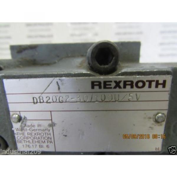 REXROTH HYDRAULIC VALVE DB20G2-30/100U/5V NEW #7 image