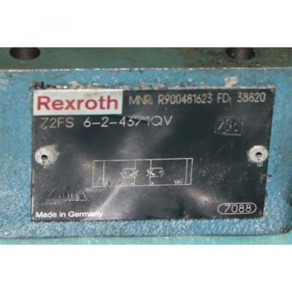 Rexroth, Z2FS6-2-43/1QV, R900481623, Hydraulic Throttle Double Valve #3 image
