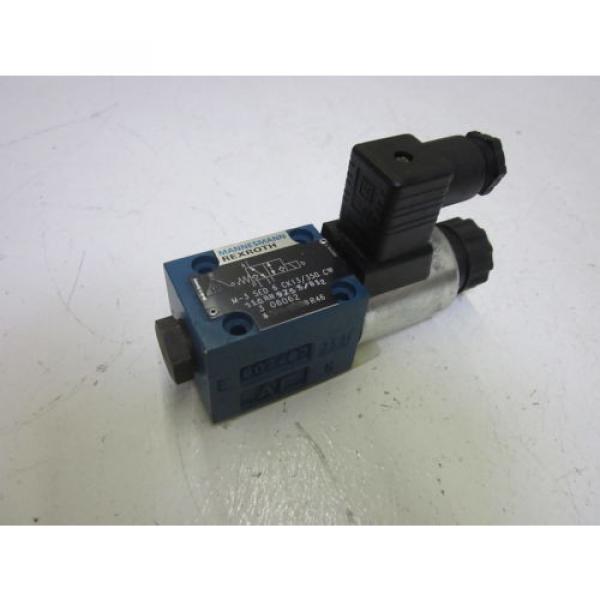 REXROTH  M-3 SED 6 CK13/350 CW HYDRAULIC DIRECTIONAL VALVE *USED* #1 image