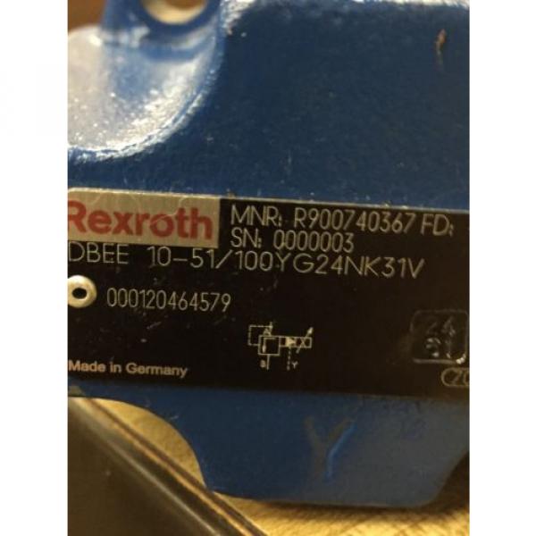 Bosch Rexroth Proportional Relief Valve DBEE 10 Part # R900740367 #2 image