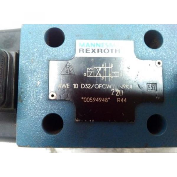 4WE 10 D32/OFCW110N9K4 MANNESMANN REXROTH R900943503 Directional spool valve #2 image