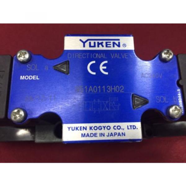 Yuken 951A0113H02 240V AC Hydraulic Control Directional Solenoid Valve #3 image