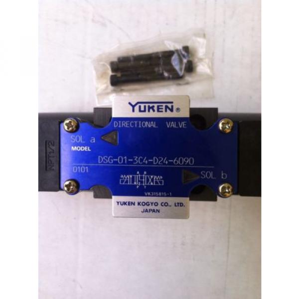 Yuken Kogyo Hydraulic Directional Valve DSG-01-3C4-D24 4Way 24VDC Coils #4 image