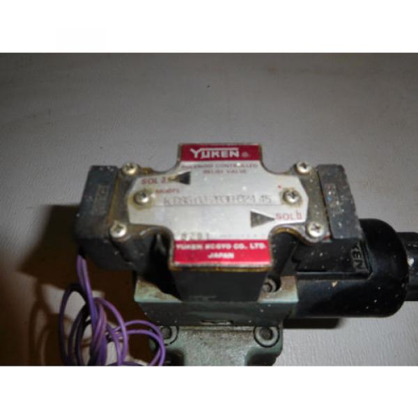 Yuken KB5G-03-2B3B-D24/45 Hydraulic Relief Valve 24VDC #2 image