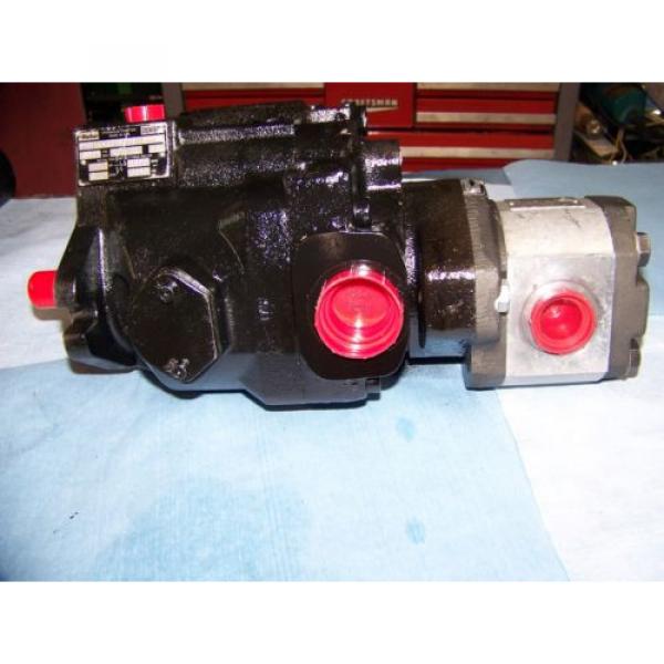 Parker PVP16 Variable Displacement Pump w/Rexroth Gear Pump New ! #3 image