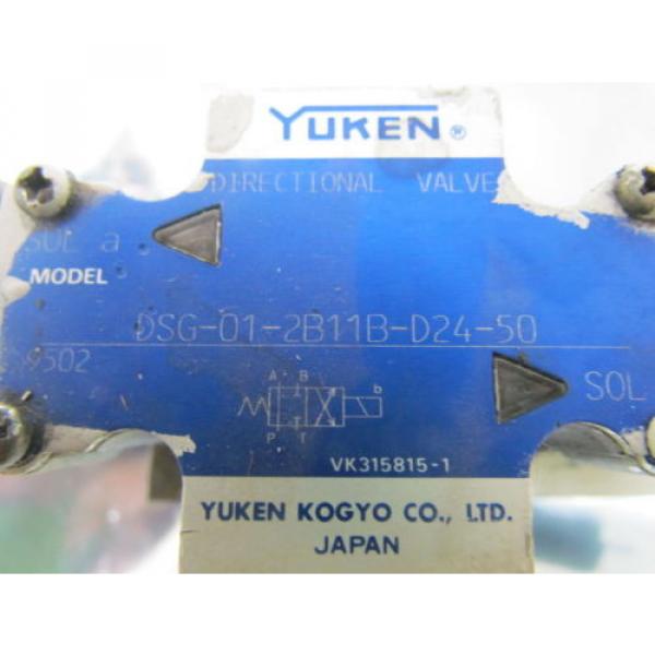 Yuken DSG-01-2B11B-D24-50 Directional Control Solenoid Valve #9 image