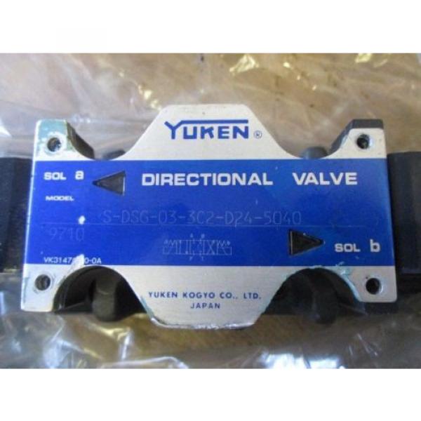YUKEN DIRECTIONAL VALVE S-DSG-03-3C2-D24-5040 #5 image